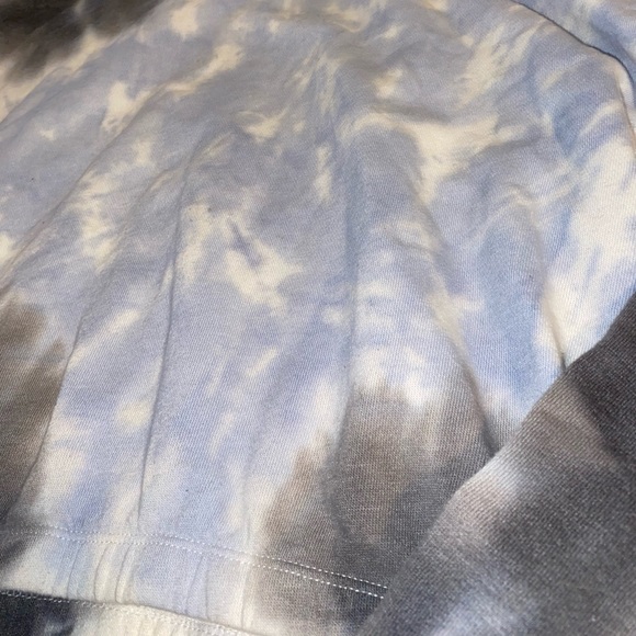 Garage Tie-Dye cropped long sleeve shirt, size small - Picture 2 of 8